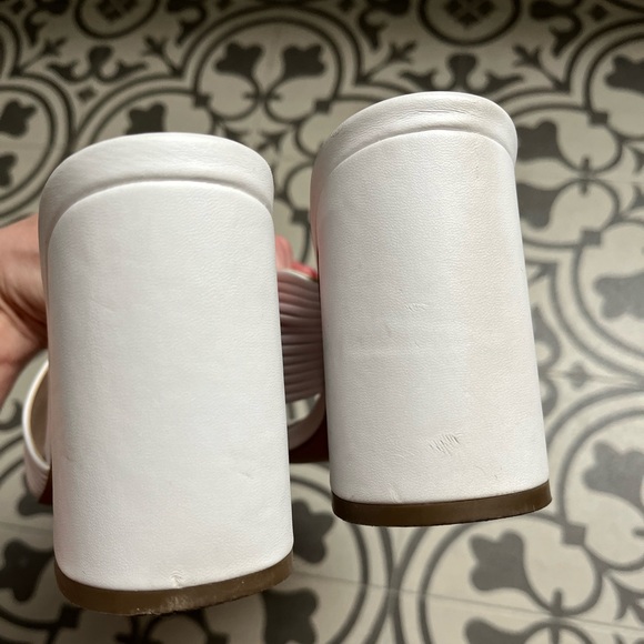 Charles By Charles David Rhythmic Block-Heel Mules in White - Picture 6 of 7